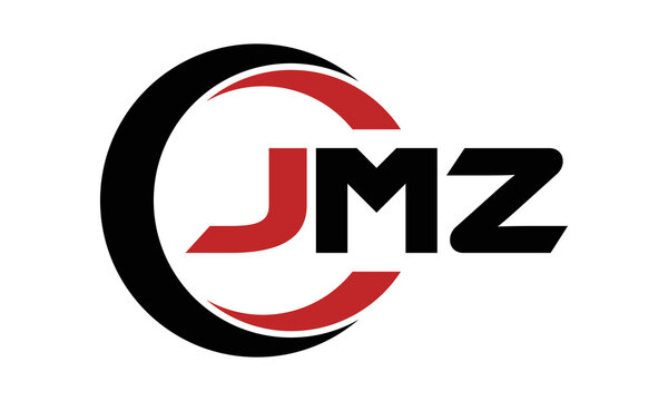 JMZ three letter swoosh logo design vector template | monogram logo | abstract logo | wordmark logo | letter mark logo | business logo | brand logo | flat logo | minimalist logo | text | word | symbol