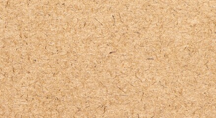 OSB panel, top view. Industrial wall sheet. Plywood brown texture. Cork background. Wood natural grain pattern. Light wood surface. Floor OSB block. Building material board. Loft wall surfaces.