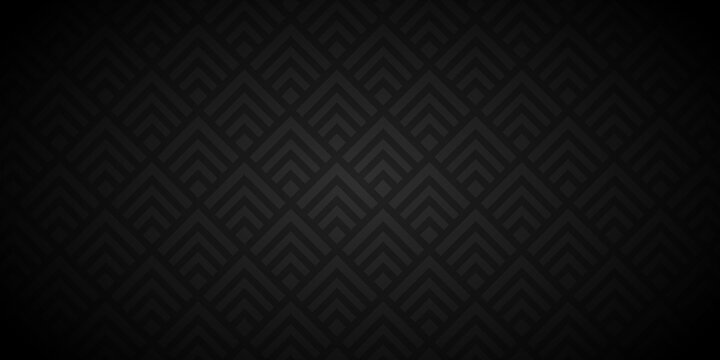 Black background with abstract pattern. Vector illustration
