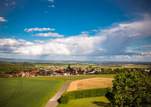 Ortsbild von Gr&uuml;ningen Dorflandschaft