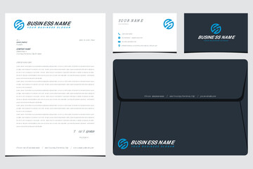 H or HS Logo with Circle Shape