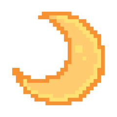 Fototapeta premium moon pixel art