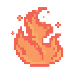 fire pixel art