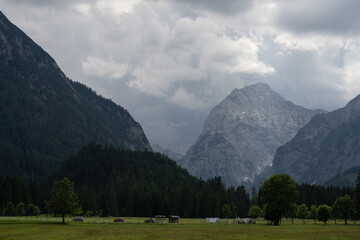 Fototapeta na wymiar Alpenpanorama in Österreich