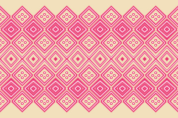 pattern geometric style . Aztec tribal abstract modern print. Ethnic Vector for Textile, Wallpaper, Home decor, Apparel, Carpet,Curtains-Bedding-Pillows. Background  on Thai fabric design