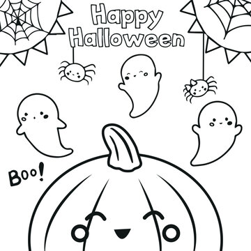 Happy halloween doodle