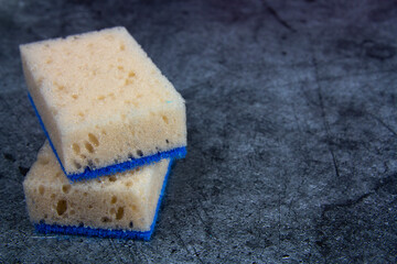 Dishwashing sponge. Cleaning product for your home