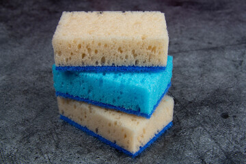 Dishwashing sponge. Cleaning product for your home