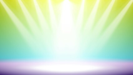 Naklejka premium Illuminated scene spotlight background abstract. light art