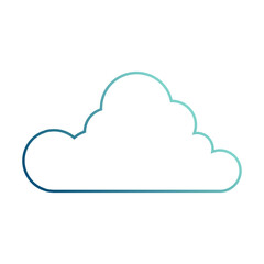 abstract cloud cartoon gradient style