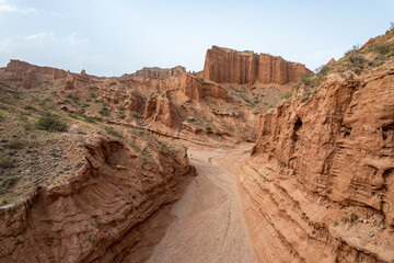 rift valley in the gobi in Xinjiang China