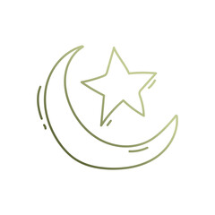 islamic ramadan doodle decoration