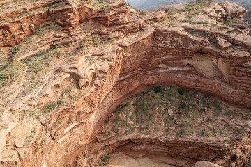rift valley in the gobi in Xinjiang China