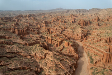 rift valley in the gobi in Xinjiang China