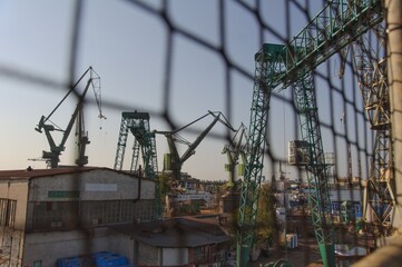 Fototapeta na wymiar shipyard