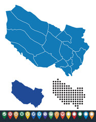 Set maps of Västerbotten County