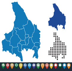Set maps of Värmland County