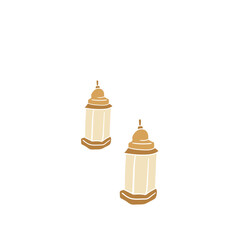 islamic ramadan doodle decoration