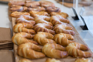 Baking in the bakery. Food concept