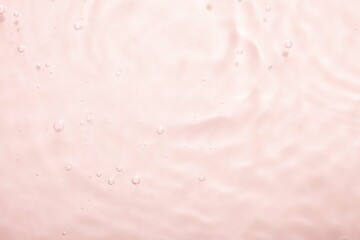 Cosmetic liquid texture. Tonic or toner texture, hyaluronic acid serum, flower water.