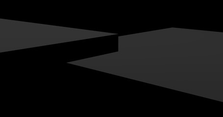 Render with black and gray minimal dark rectangles background