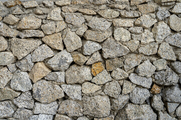 The Wall texture background is made of layered stones.