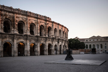 Obraz premium The city of Nimes, France