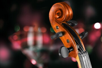 A violin on the table, classic music concept © BillionPhotos.com
