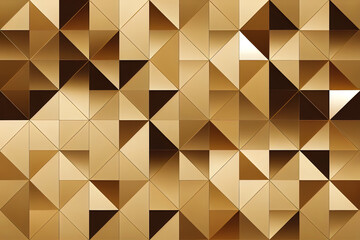 Obraz premium Geometric flat gold pattern. Modern, minimal luxury background. Rich decorative grid. Graphic lines with golden elements. Simple illustration. Backdrop for brochure or card. Jewellery wallpaper.