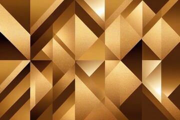 Geometric flat gold pattern. Modern, minimal luxury background. Rich decorative grid. Graphic lines with golden elements. Simple illustration. Backdrop for brochure or card. Jewellery wallpaper.