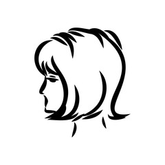 vintage illustration with beautiful fashion girl retro fashion vector