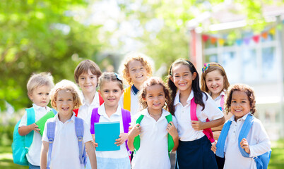 Child going back to school, year start
