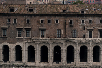Obraz premium rome city art, history and cityscape italy, ancient and heritage places roman colosseum