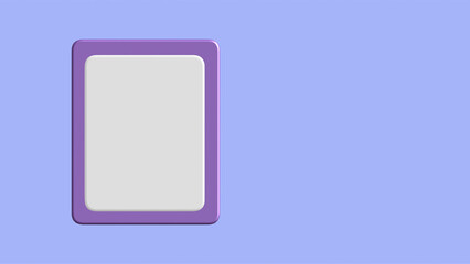 Blank page with purple and white color