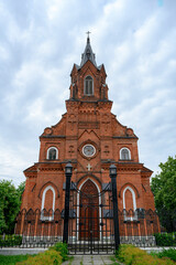 Fototapeta na wymiar Cathedral of the Catholic Church in Vladimir, Russia