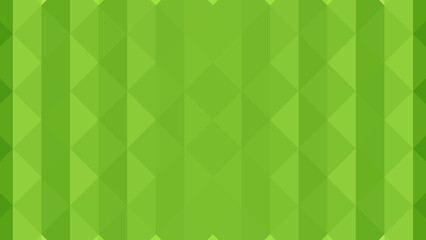 Green mosaic pixel background, geometric texture from green trianguls. A backing of mosaic trianguls. Light green background for post, screensaver, wallpaper, postcard, poster, banner, cover