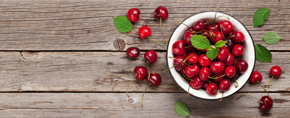Fresh summer cherry