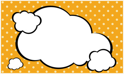 Orange tag label with beautiful white dots for identification of books, stationery and other items. Sticker label templates for bags, books, stationery, etc. Tools for item identification