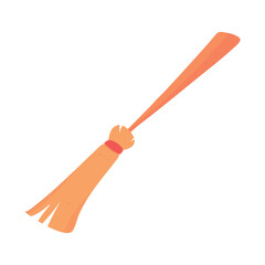 wooden broom icon