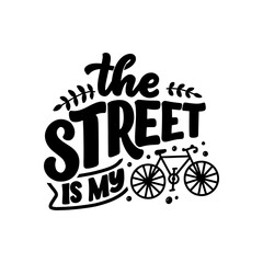 Hand drawn motivation lettering phrase in modern calligraphy style. Inspiration slogan for print and poster design. Vector
