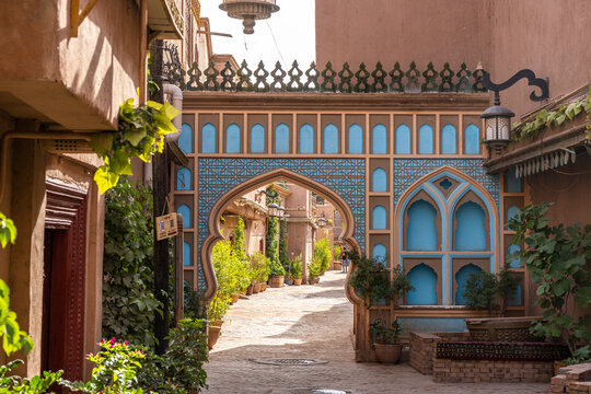 ancient city of Kashgar in Xinjiang China