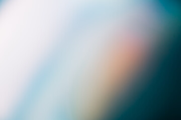 Blur light leak. Bokeh glow overlay. Optical radiance. Defocused orange white blue color glare texture abstract copy space background.
