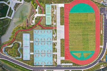 Obraz premium track in playground