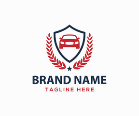 Luxury car logo design. Car logo design template