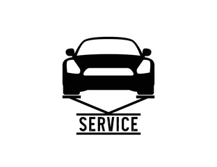 Plakat Car service logo design illustration