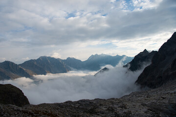 landscape with clouds