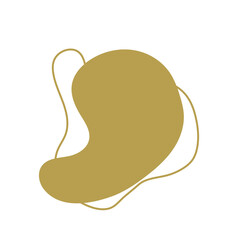 abstract modern blob shape