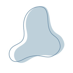abstract modern blob shape