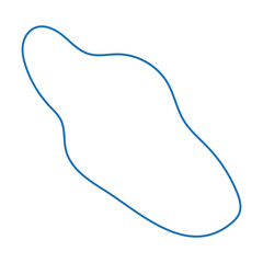 abstract modern line blob shape