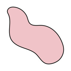 abstract modern blob shape background